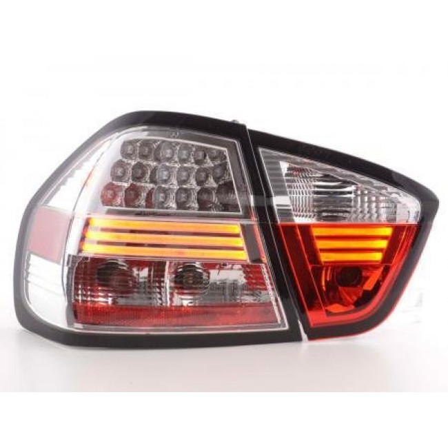 Πίσω Φανάρια LED BMW Σειρά 3 E90 Sedan Χρώμιο - 2 Τμχ.