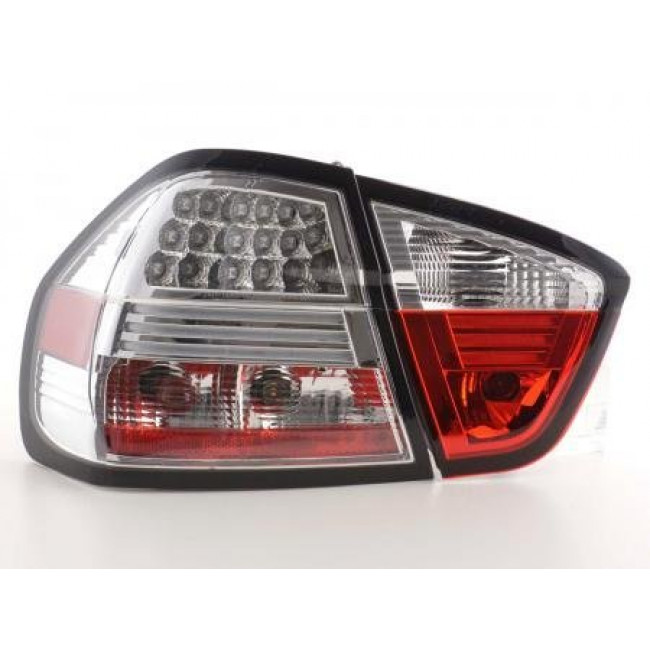 Πίσω Φανάρια LED BMW Σειρά 3 E90 Sedan Χρώμιο - 2 Τμχ.
