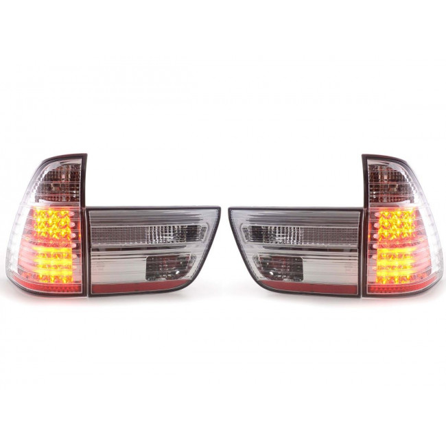 Πίσω Φανάρια LED BMW X5 E53 Χρώμιο - 2 Τμχ.