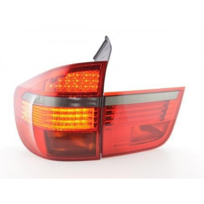 Πίσω Φανάρια LED BMW X5 E70 Μαύρο Κόκκινο - 2 Τμχ.