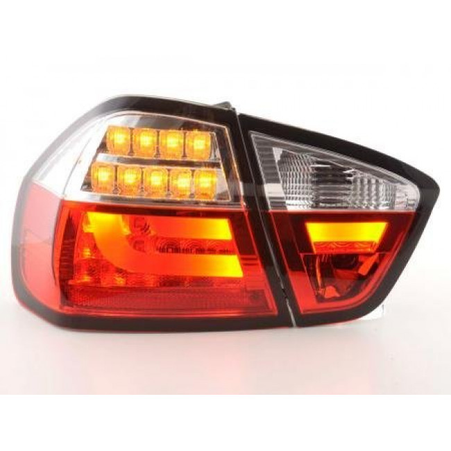 Πίσω Φανάρια LED BMW Σειρά 3 E90 Limo Λευκό Κόκκινο - 2 Τμχ.