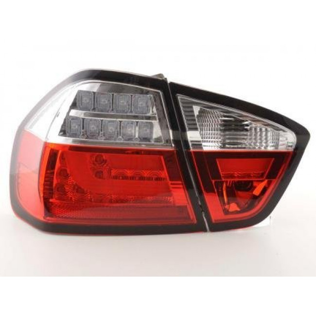 Πίσω Φανάρια LED BMW Σειρά 3 E90 Limo Λευκό Κόκκινο - 2 Τμχ.