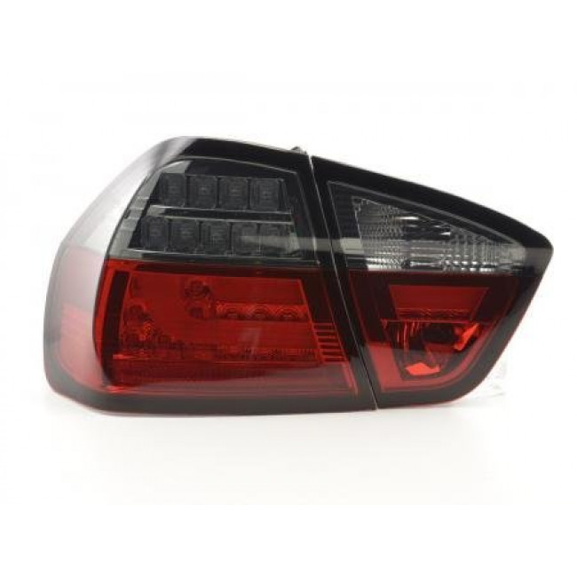 Πίσω Φανάρια LED BMW Σειρά 3 E90 Limo Μαύρο Κόκκινο - 2 Τμχ.