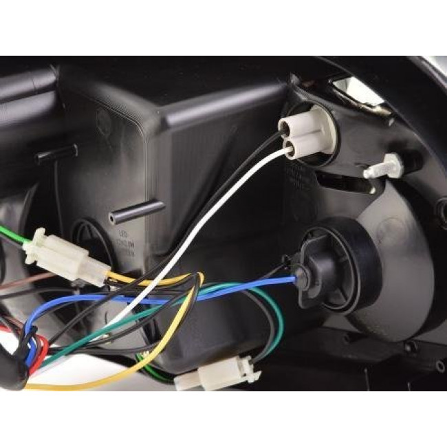 Πίσω Φανάρια LED BMW Σειρά 5 E60 Sedan Μαύρο - 2 Τμχ.