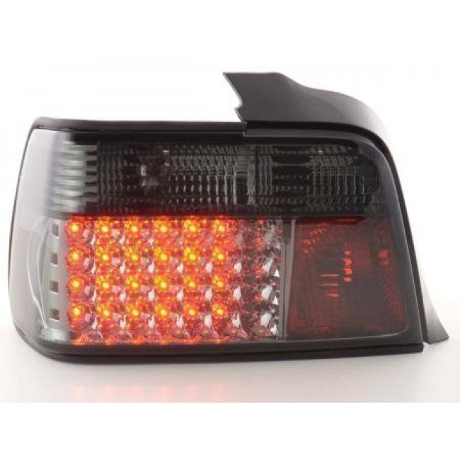 Πίσω Φανάρια LED BMW Σειρά 3 Sedan E36 Μαύρο - 2 Τμχ.