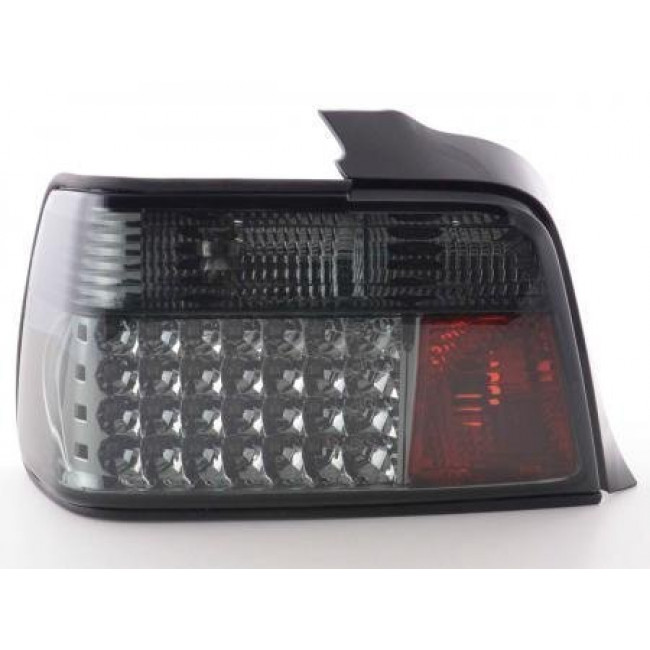 Πίσω Φανάρια LED BMW Σειρά 3 Sedan E36 Μαύρο - 2 Τμχ.