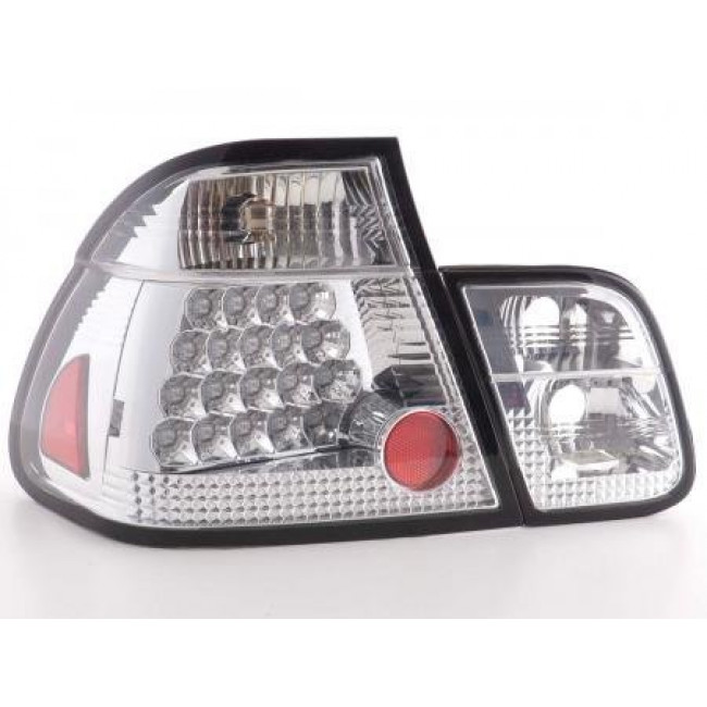Πίσω Φανάρια LED BMW Σειρά 3 Sedan E46 Χρώμιο - 2 Τμχ.