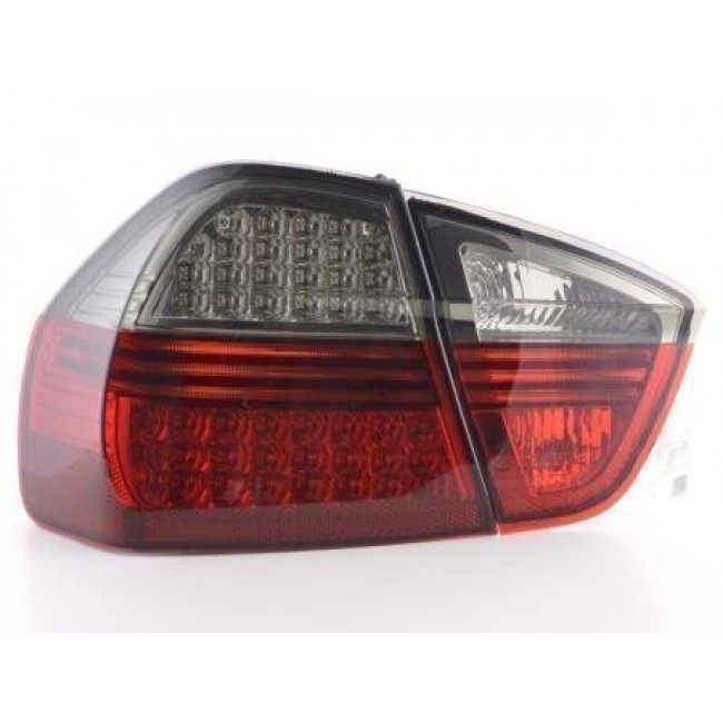 Πίσω Φανάρια LED BMW Σειρά 3 Sedan E90 Μαύρο Κόκκινο - 2 Τμχ.