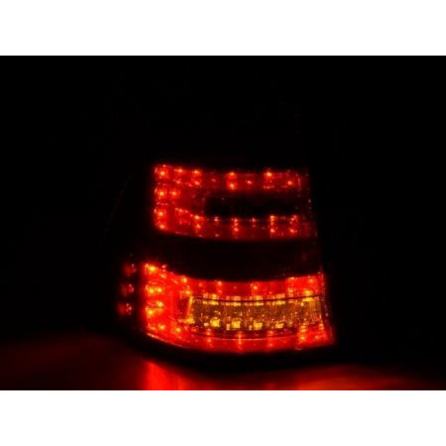 Πίσω Φανάρια LED Mercedes-Benz ML-Class (163) Μαύρο Κόκκινο - 2 Τμχ.