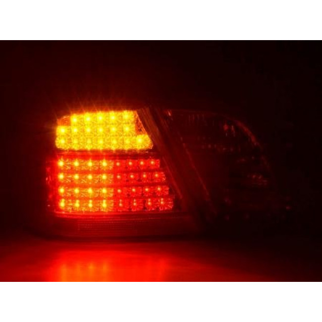 Πίσω Φανάρια LED Mercedes-Benz CLK (208) Λευκό Κόκκινο - 2 Τμχ.