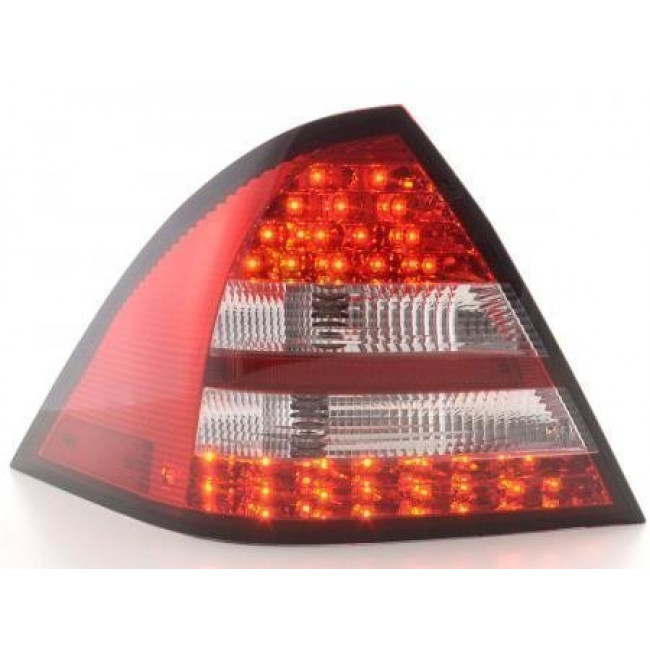 Πίσω Φανάρια LED Mercedes-Benz C-Class (203) Λευκό Κόκκινο - 2 Τμχ.
