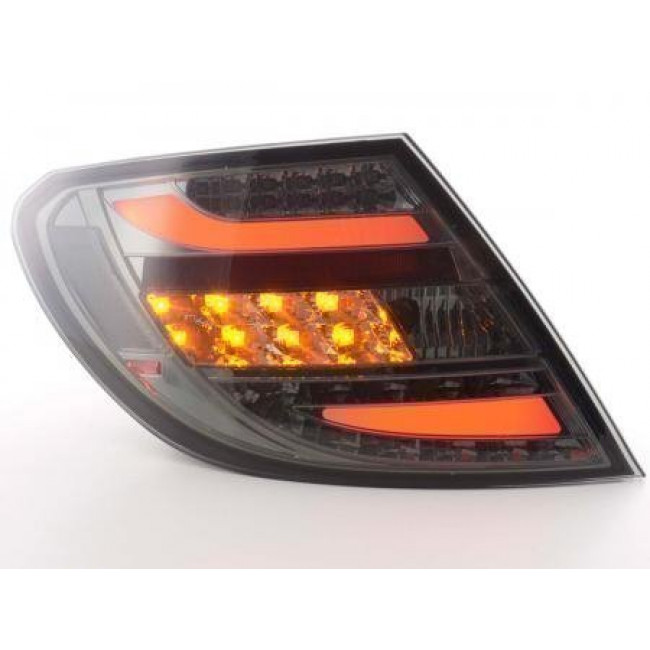 Πίσω Φανάρια LED Mercedes C-Class W204 Μαύρο Κόκκινο - 2 Τμχ.