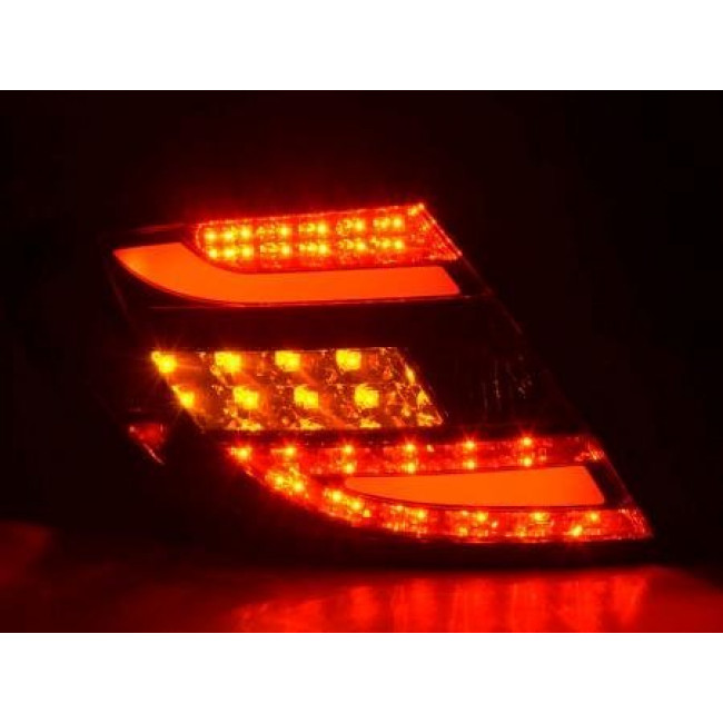 Πίσω Φανάρια LED Mercedes C-Class W204 Μαύρο Κόκκινο - 2 Τμχ.