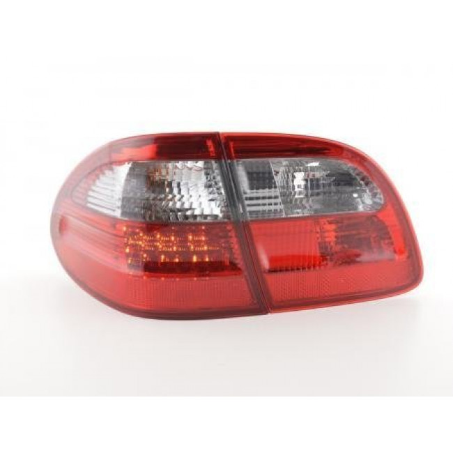 Πίσω Φανάρια LED Mercedes-Benz E-Class (210) Μαύρο Κόκκινο - 2 Τμχ.