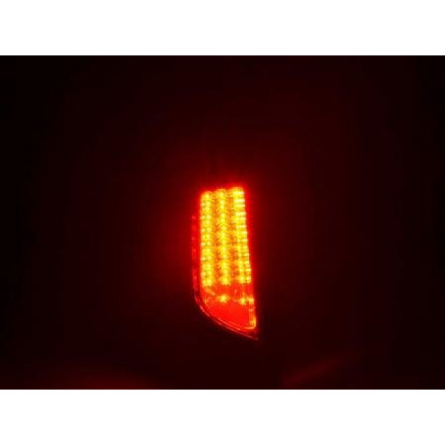 Πίσω Φανάρια LED Ford Focus 2 5-Πορτό Μαύρο Κόκκινο - 2 Τμχ.