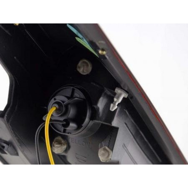 Πίσω Φανάρια LED Ford Focus 2 5-Πορτό Μαύρο Κόκκινο - 2 Τμχ.