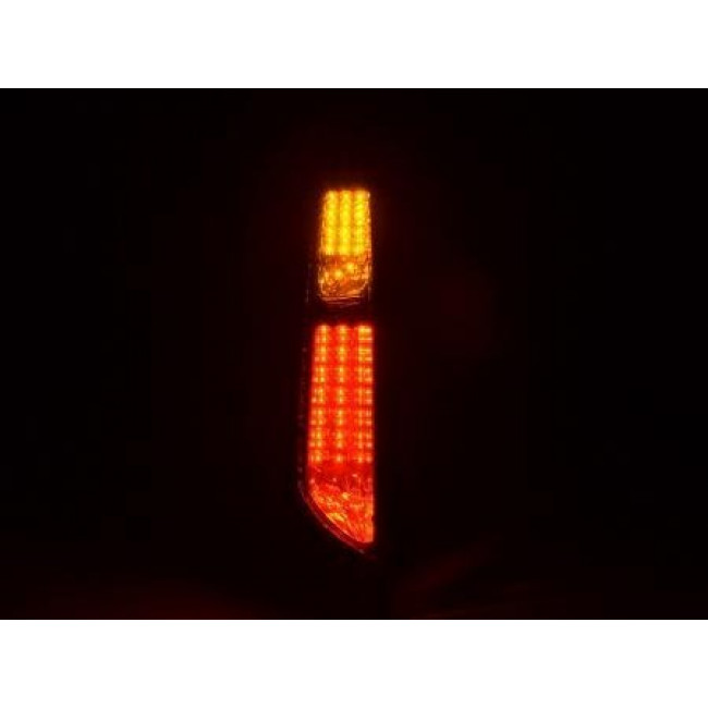 Πίσω Φανάρια LED Ford Focus 2 5-Πορτό Μαύρο Κόκκινο - 2 Τμχ.