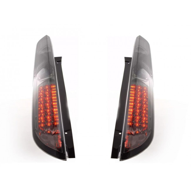 Πίσω Φανάρια LED Ford Focus 2  - (5-Πορτό) -  Μαύρο - 2 Τμχ.