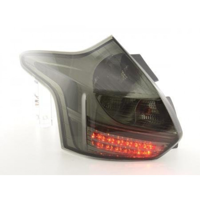 Πίσω Φανάρια LED Ford Focus 3 Hatchback Μαύρο - 2 Τμχ.