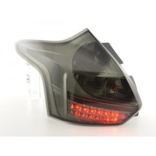 Πίσω Φανάρια LED Ford Focus 3 Hatchback Μαύρο - 2 Τμχ.