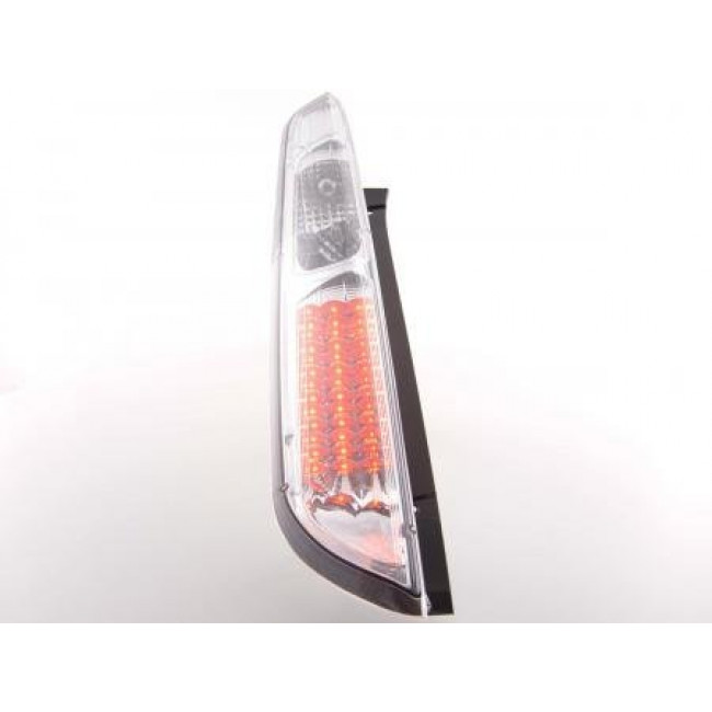 Πίσω Φανάρια LED Ford Focus 2 5-Πορτό Χρώμιο - 2 Τμχ.