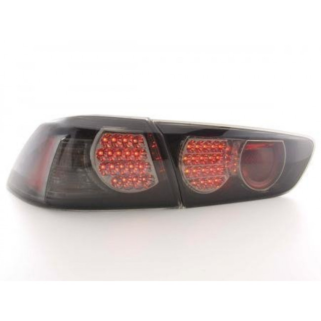 Πίσω Φανάρια LED Mitsubishi Lancer CY0 Μαύρο - 2 Τμχ.