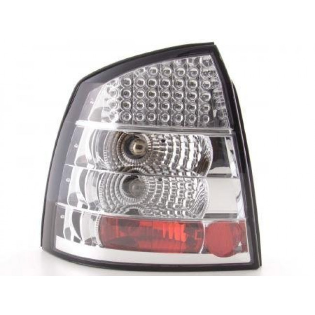 Πίσω Φανάρια LED Opel Astra G Χρώμιο - 2 Τμχ.