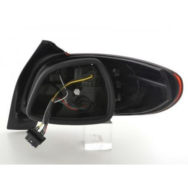 Πίσω Φανάρια LED Peugeot 206 Τύπου 2 Μαύρο Κόκκινο - 2 Τμχ.