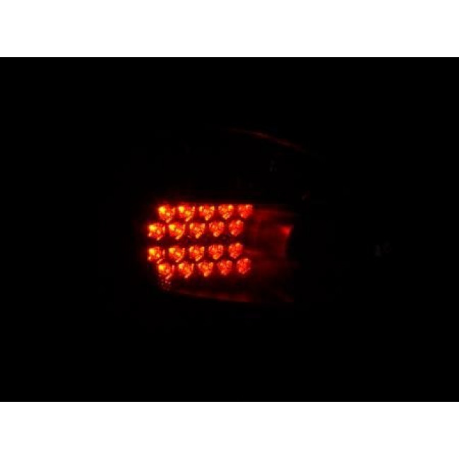 Πίσω Φανάρια LED Peugeot 206 Μαύρο - 2 Τμχ.