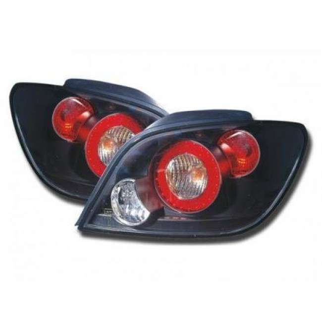 Πίσω Φανάρια LED Peugeot 307 Μαύρο - 2 Τμχ.