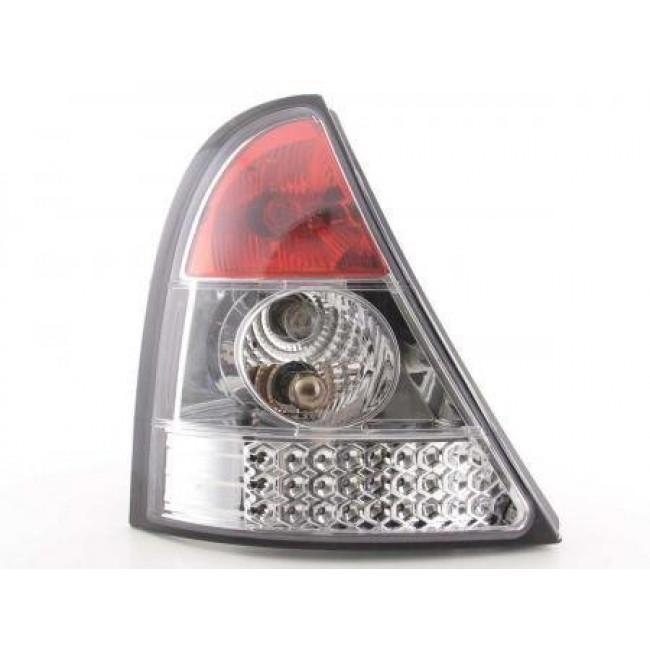 Πίσω Φανάρια LED Renault Clio 2 (B) Χρώμιο - 2 Τμχ.