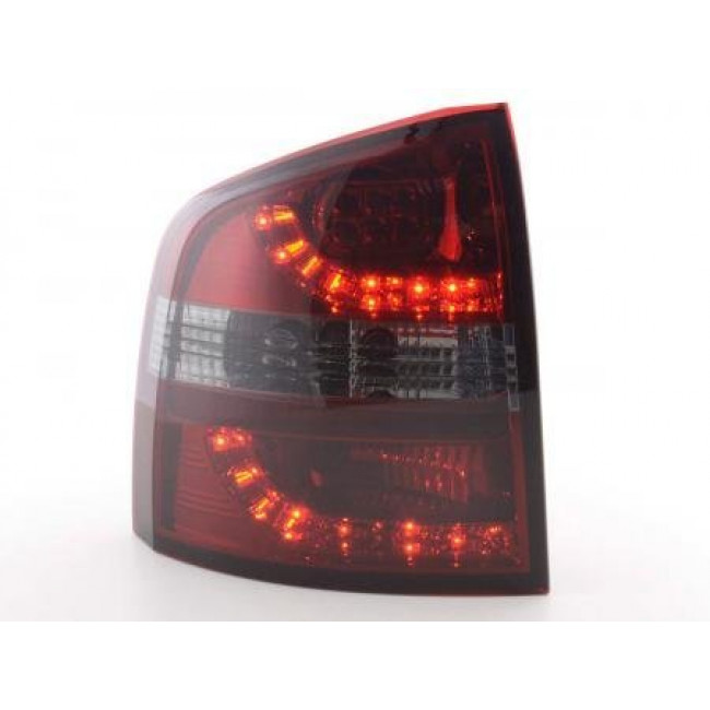 Πίσω Φανάρια LED Skoda Octavia Combi 1Z Μαύρο Κόκκινο - 2 Τμχ.