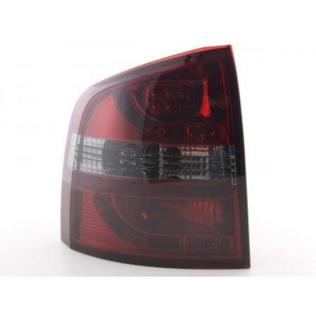 Πίσω Φανάρια LED Skoda Octavia Combi 1Z Μαύρο Κόκκινο - 2 Τμχ.