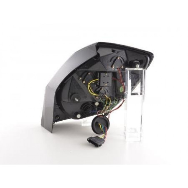 Πίσω Φανάρια LED Skoda Fabia 5J 5-Πορτό Χρώμιο - 2 Τμχ.