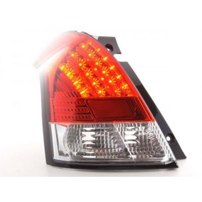 Πίσω Φανάρια LED Suzuki Swift MZ Λευκό Κόκκινο - 2 Τμχ.