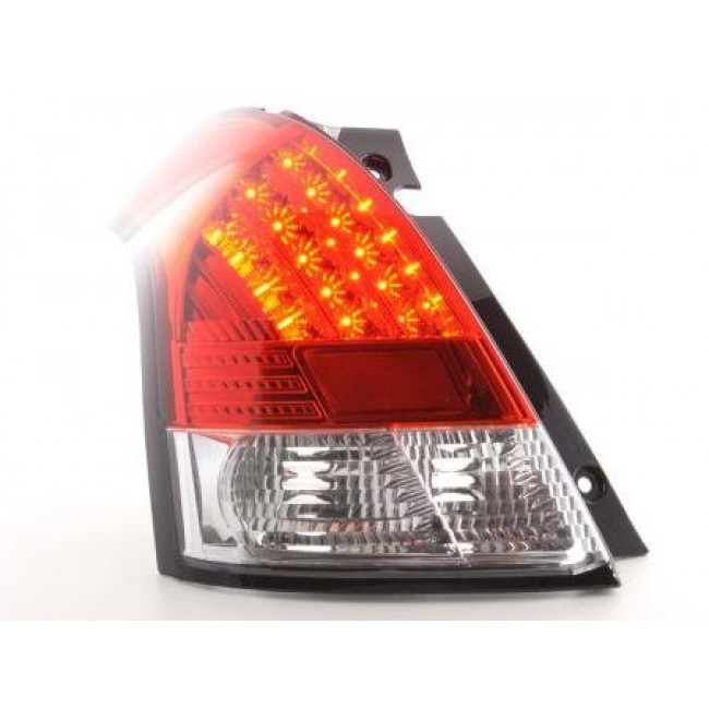 Πίσω Φανάρια LED Suzuki Swift MZ Λευκό Κόκκινο - 2 Τμχ.