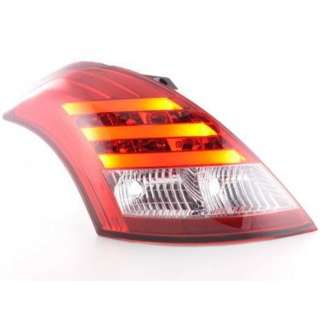 Πίσω Φανάρια LED Suzuki Swift Λευκό Κόκκινο - 2 Τμχ.
