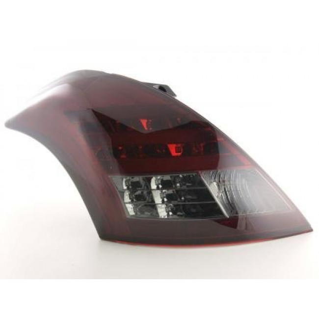 Πίσω Φανάρια LED Suzuki Swift Μαύρο Κόκκινο - 2 Τμχ.
