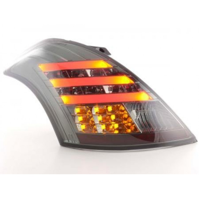 Πίσω Φανάρια LED Suzuki Swift Μαύρο - 2 Τμχ.