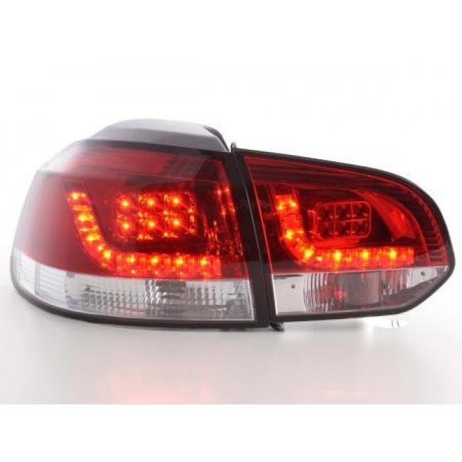 Πίσω Φανάρια LED VW Golf 6 1K Λευκό Κόκκινο - 2 Τμχ.