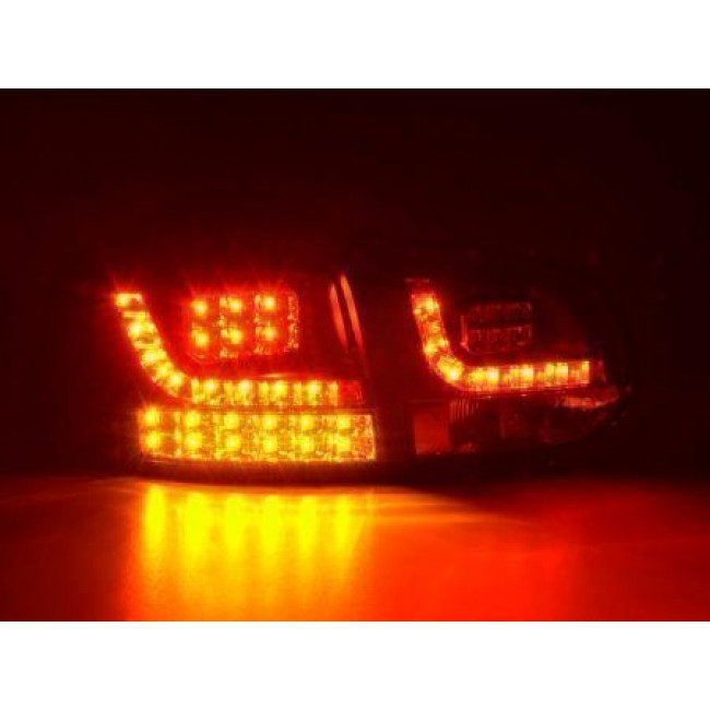 Πίσω Φανάρια LED VW Golf 6 1K Μαύρο - 2 Τμχ.