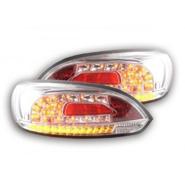 Πίσω Φανάρια LED VW Scirocco 3 Χρώμιο - 2 Τμχ.