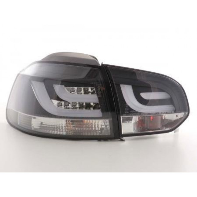 Πίσω Φανάρια LED VW Golf 6 1K Μαύρο - 2 Τμχ.
