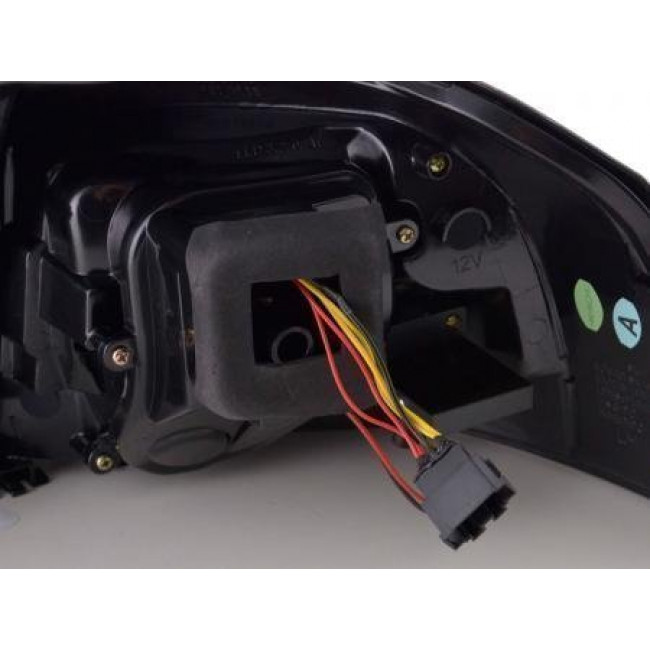 Πίσω Φανάρια LED VW Golf 6 1K Μαύρο Κόκκινο - 2 Τμχ.