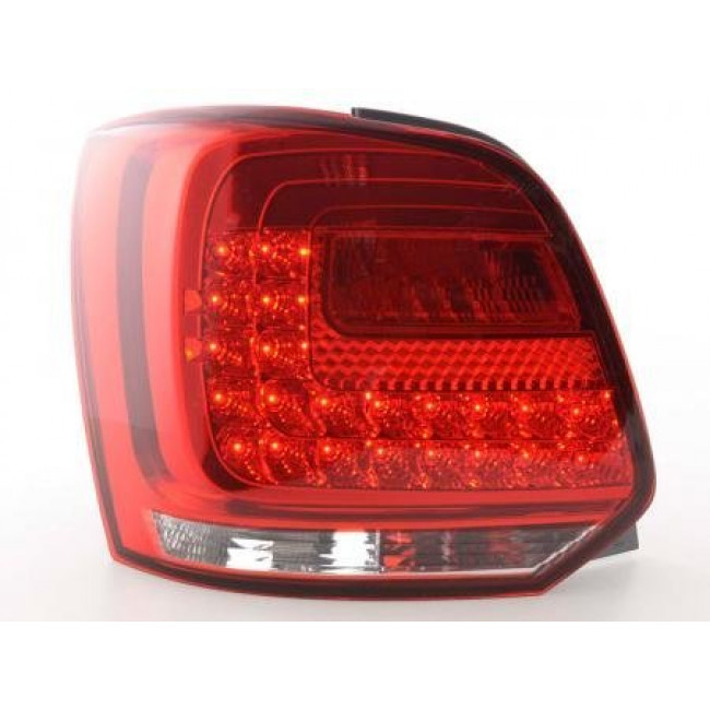 Πίσω Φανάρια LED VW Polo 6R Λευκό Κόκκινο - 2 Τμχ.