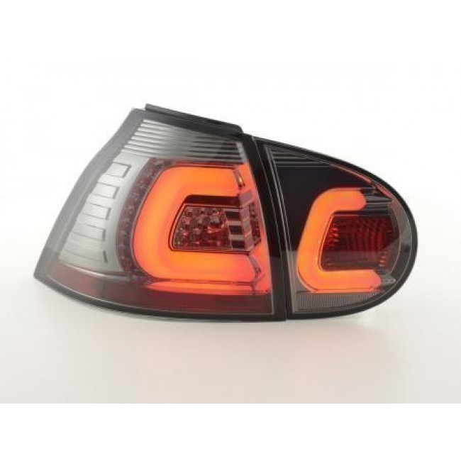 Πίσω Φανάρια LED Bar VW Golf 5  - Μαύρο - 2 Τμχ.