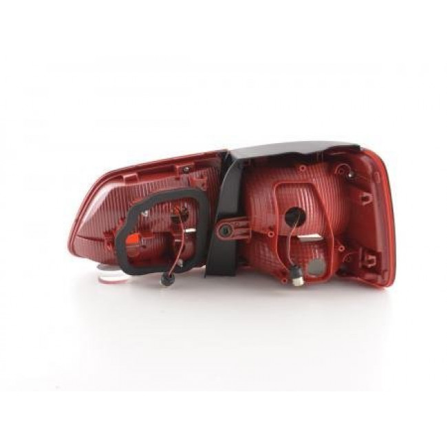 Πίσω Φανάρια LED VW Touran Μαύρο Κόκκινο - 2 Τμχ.