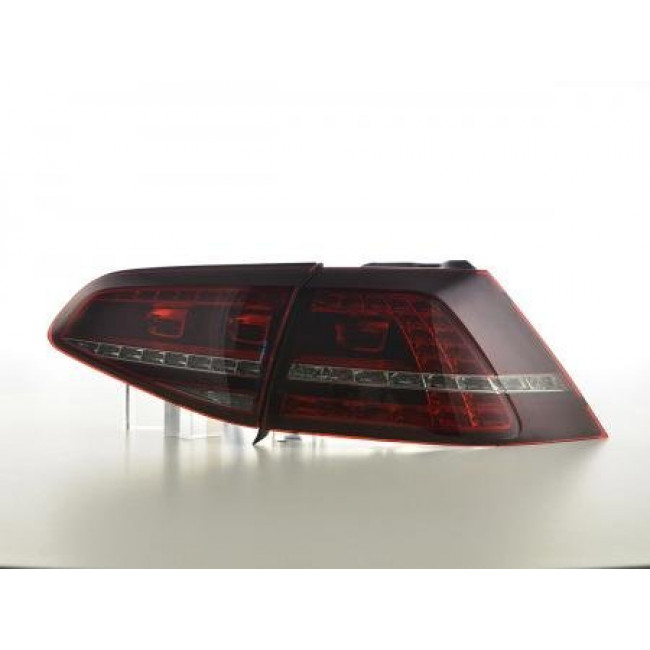 Πίσω Φανάρια LED VW Golf 7 Κόκκινο Φιμέ - 2 Τμχ.