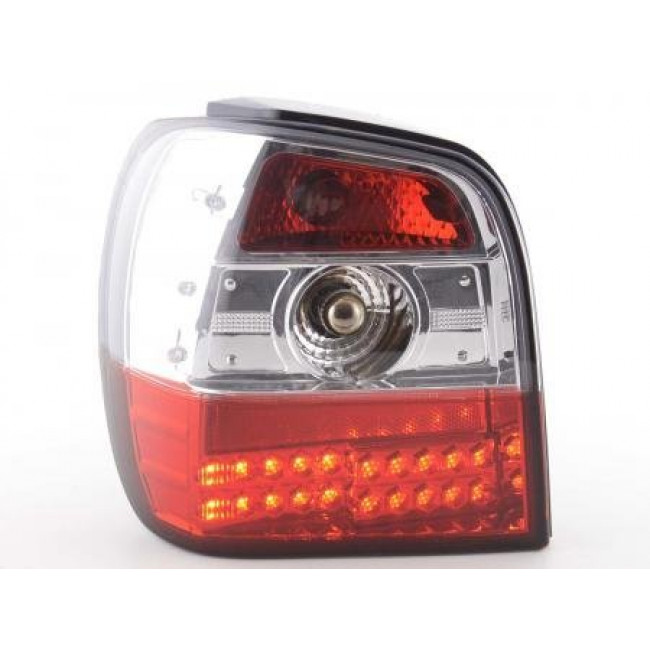 Πίσω Φανάρια LED VW Polo 6N Λευκό Κόκκινο - 2 Τμχ.