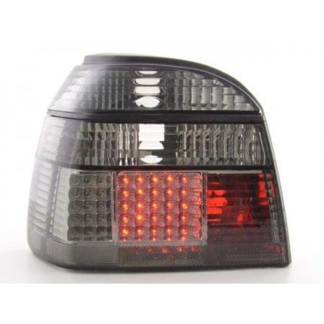 Πίσω Φανάρια LED VW Golf 3 1HXO Μαύρο - 2 Τμχ.